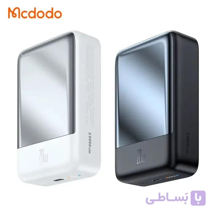 پاوربانک وایرلس مکدودو Mcdodo مدل MC-502 ظرفیت 20000 mAh + کابل شارژ