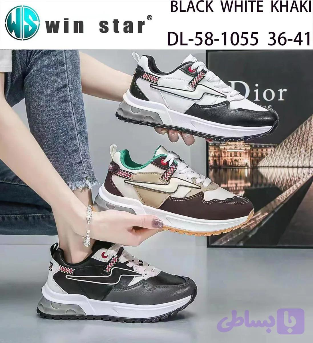 کفش win star مدلDL-58-1055سایز ۳۶تا۴۱ وارداتی جنس عالی