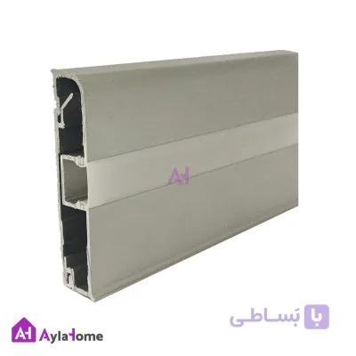 قرنیز آلومینیومی 8 سانتی 8-911 با شیار LED کد LS8 (شاخه 3 متری)