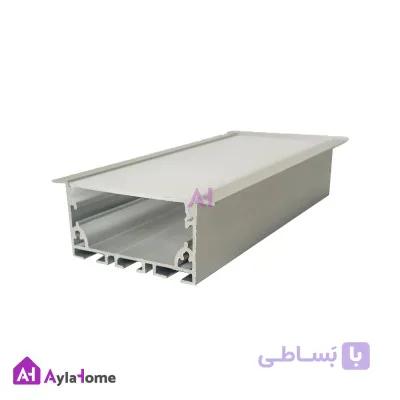 پروفیل آلومینیومی نور خطی 5 سانتی لبه دار 5-905 کد L51 (شاخه 3 متری)