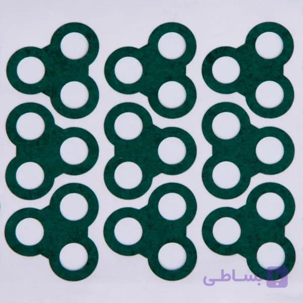 عایق محافظ سر باتری 18650 مثلثی – ورق 30 عددی — تصویر 1