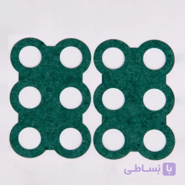 عایق محافظ سر باتری 18650 شش باتری – ورق 20 عددی — تصویر 1