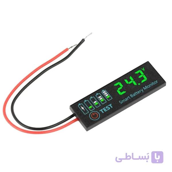 ماژول نمایشگر ولتاژ و میزان شارژ باتری لیتیوم-یون، پلیمر، فسفات و اسیدی — تصویر 1