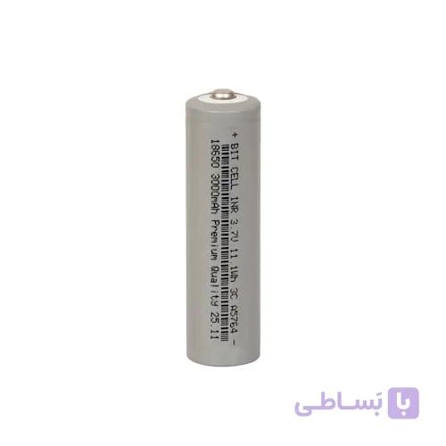 باتری 18650 لیتیوم-یون BITCELL 3000mAh INR18650 1C نوک دار — تصویر 1