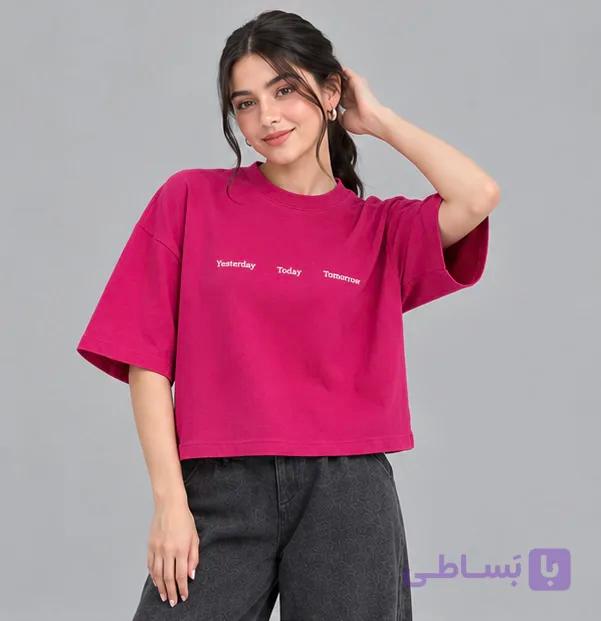 کراپ باکسی زنانه Today کد ۲۱۹ | بانک تیشرت