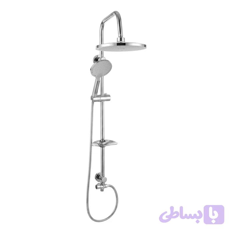 علم دوش حمام طرح دایره مدل رسوبگیر دکمه ای اقتصادی کد Press-4c