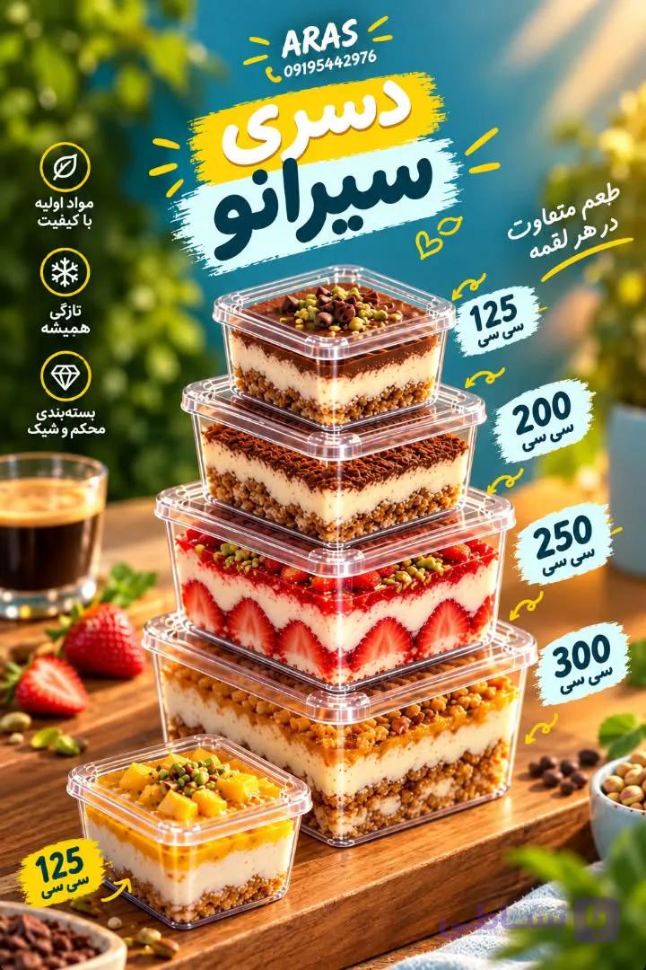 دسری سیرانو تمامی سایز ها