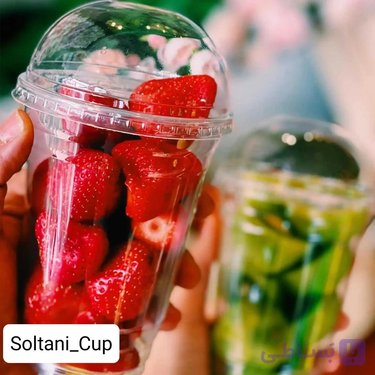 لیوان شیک 400 درجه یک، با درب حبابی 100عددی