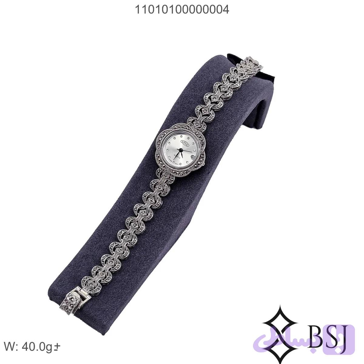 ساعت جواهری نقره مارگازیت زنانه عیار925 مدل Sv6406