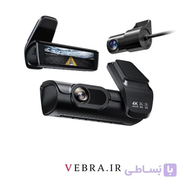 دوربین ثبت وقایع خودرو K08 | داشکم هوشمند 4K با ADAS، BSD، وای‌فای و دوربین عقب 1080P