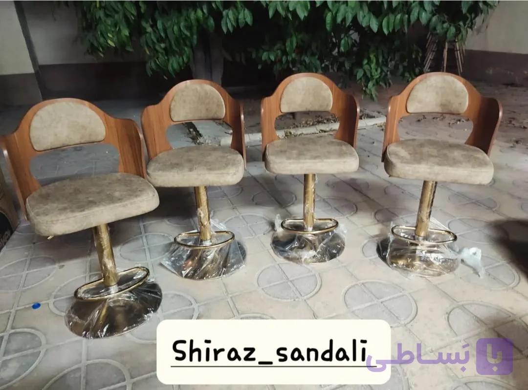 صندلی جکدار فرام چوبی