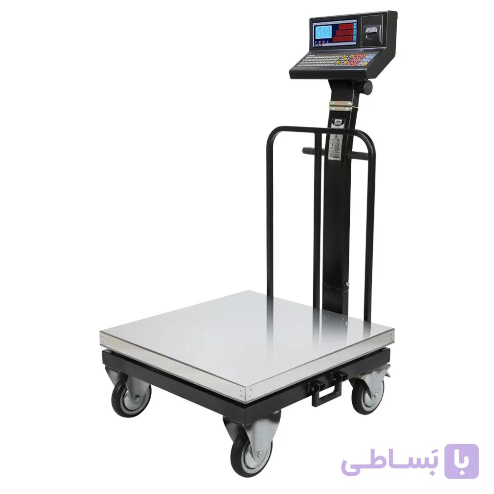 باسکول چرخدار 500 کیلویی محک مدل 13000 پلاس چاپگردار