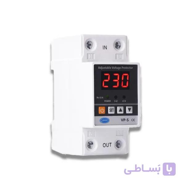 محافظ ولتاژ تک فاز قابل تنظیم 63 آمپر JBH مدل VP-S63A — تصویر 1