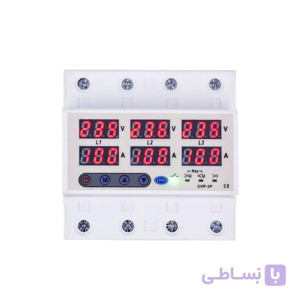 محافظ ولتاژ سه فاز 63 آمپر JBH CVP-3P-63A کد فنی P44063A1