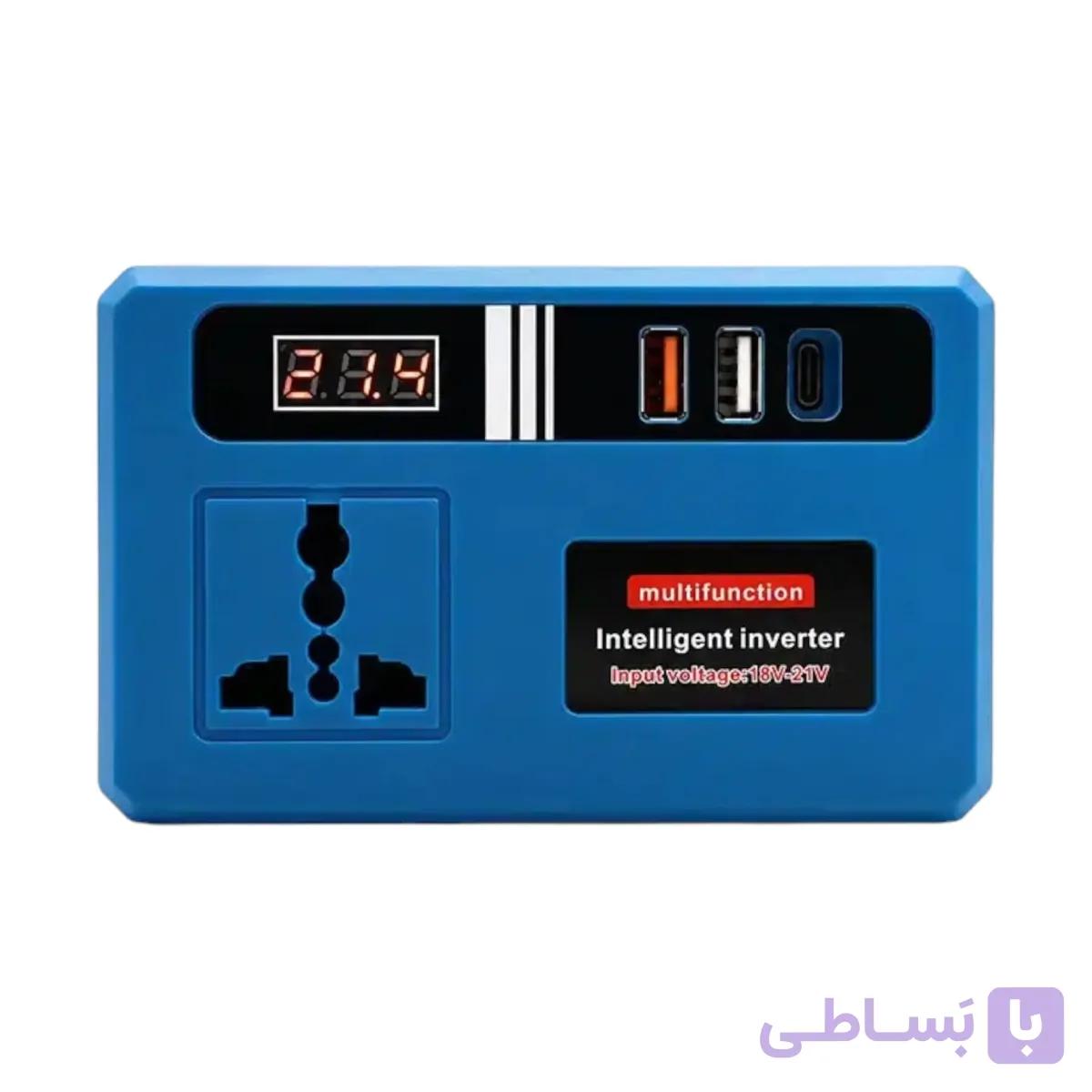 اینورتر شارژی خشابی 220 ولت با دو باتری 128 ولت — تصویر 1