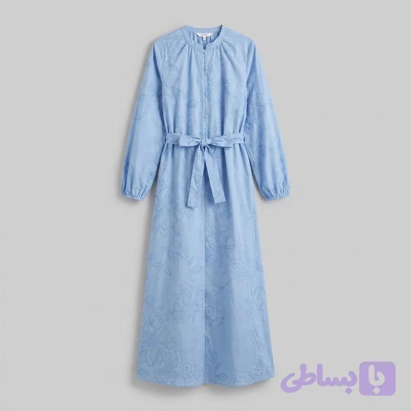 پیراهن یقه گرد زنانه ال سی وایکیکی مدل UzinElbise