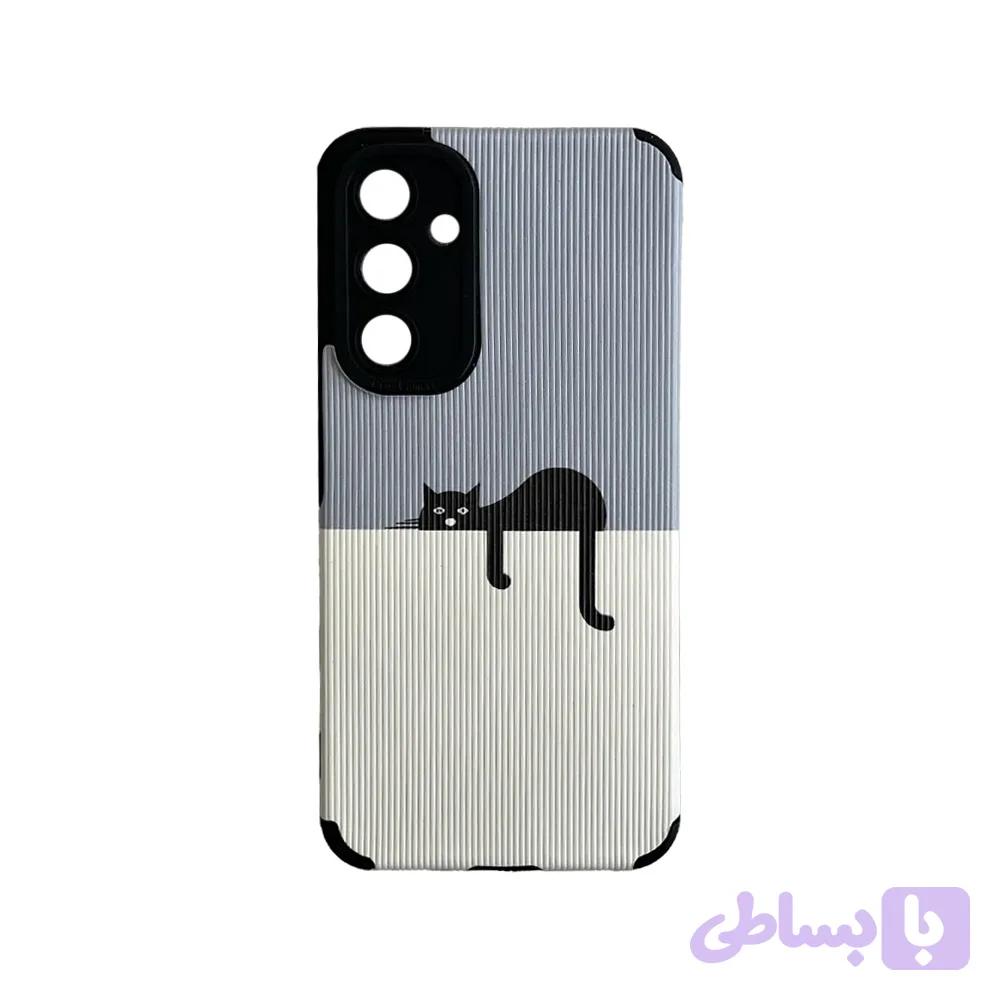 کاور مدل کبریتی طرح cat مناسب برای گوشی موبایل سامسونگ galaxy A24 — تصویر 1