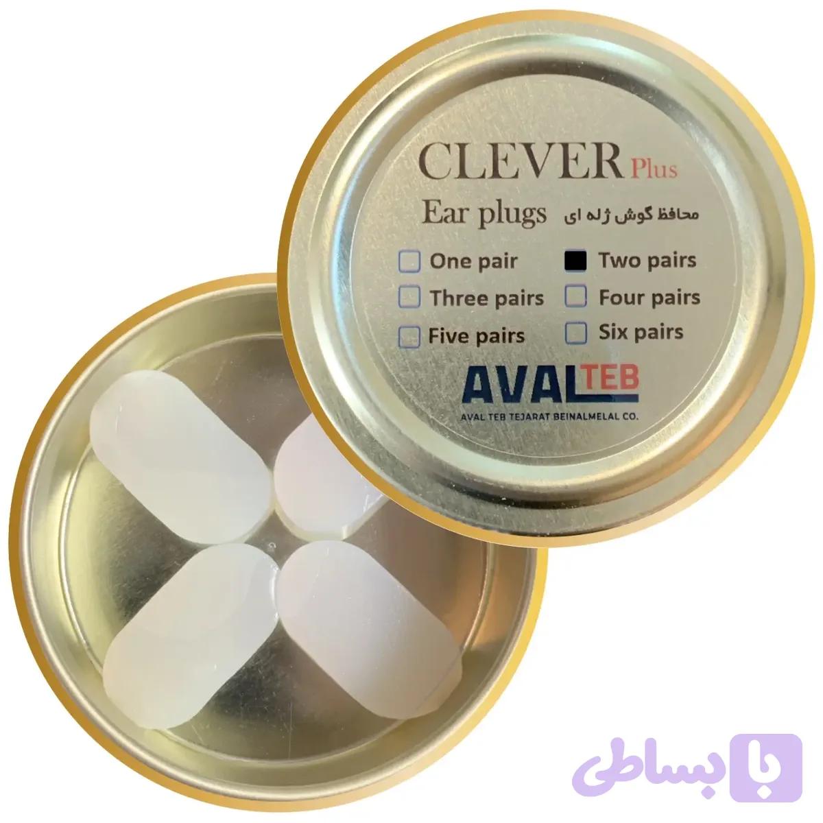 گوش گیر ژله ای (گوشگیر ژله ای) 2 جفت CLEVER plus
