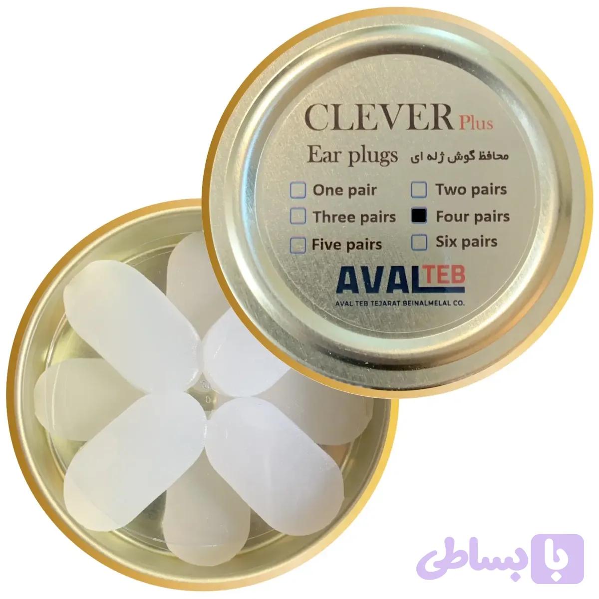 گوش گیر ژله ای (گوشگیر ژله ای) 4 جفت CLEVER plus