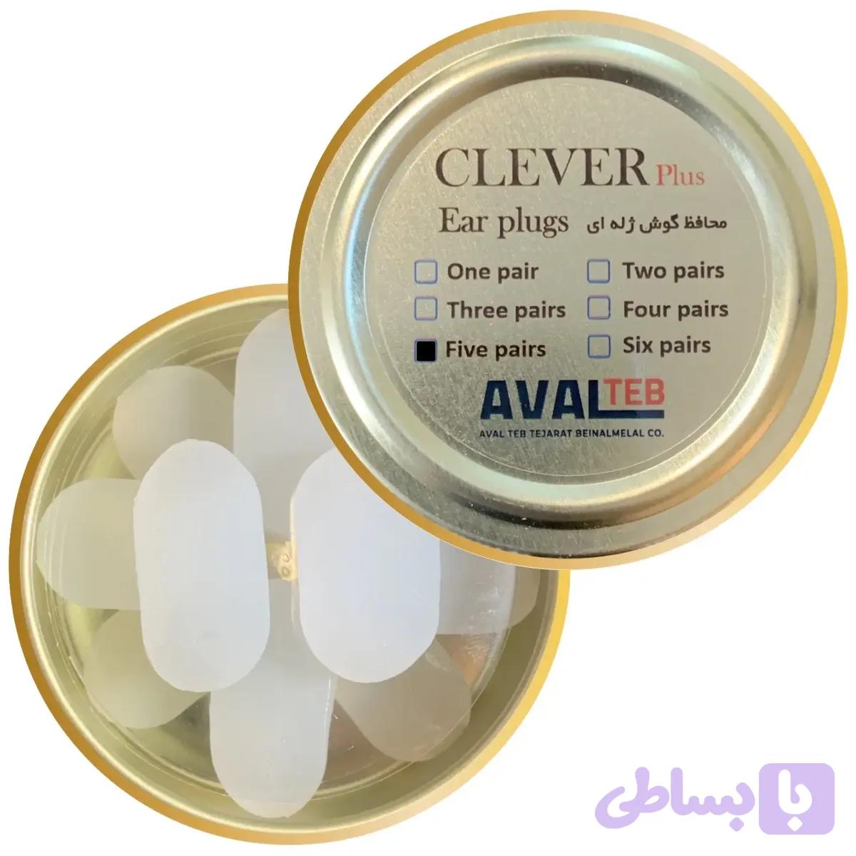 گوش گیر ژله ای (گوشگیر ژله ای) 5 جفت CLEVER plus