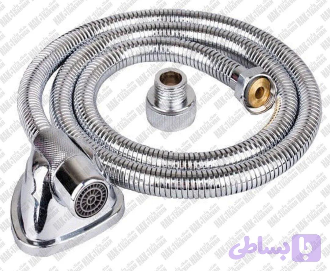 شیلنگ آفتابه برنجی ریزبافت