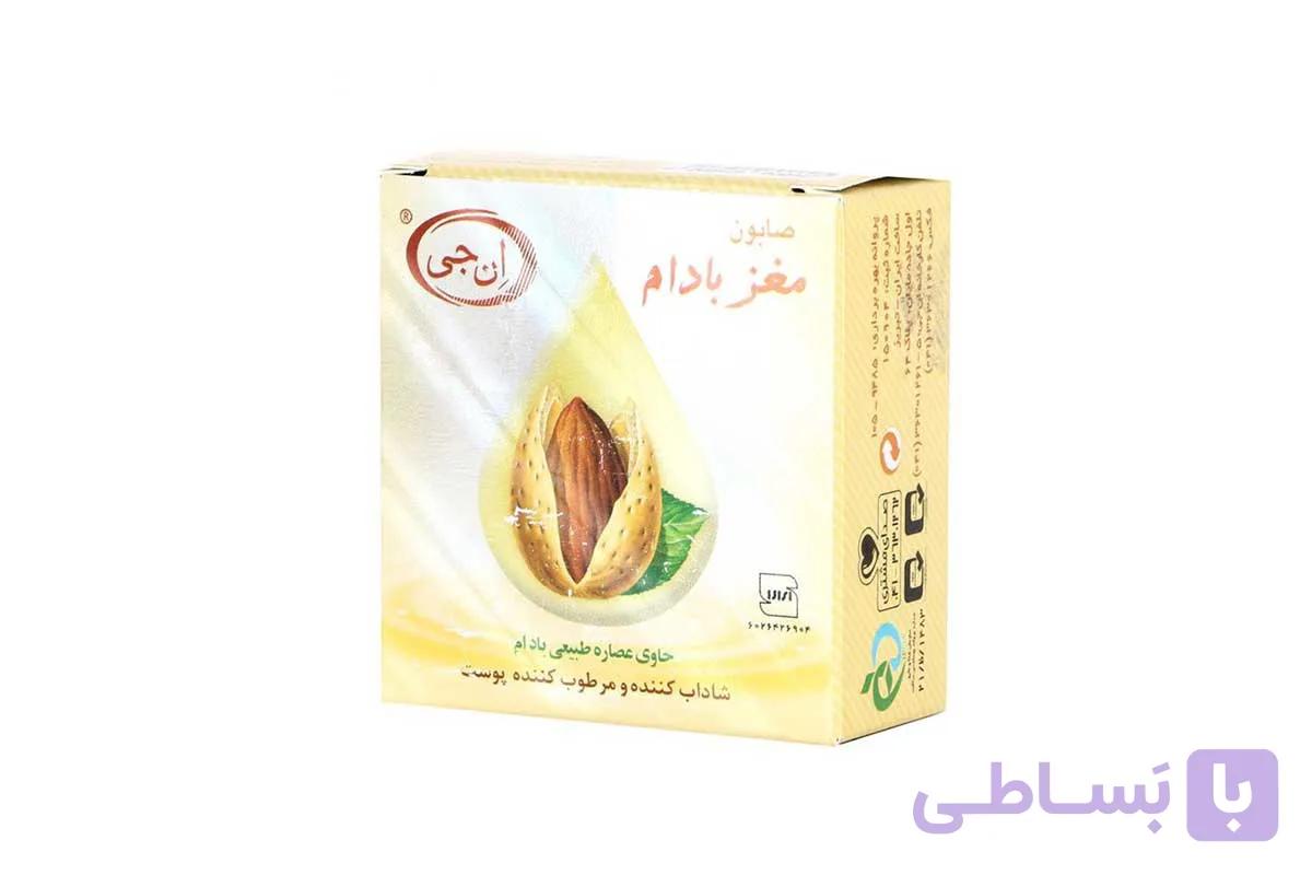 صابون مغز بادام ان جی، شاداب کننده و مرطوب کننده پوست