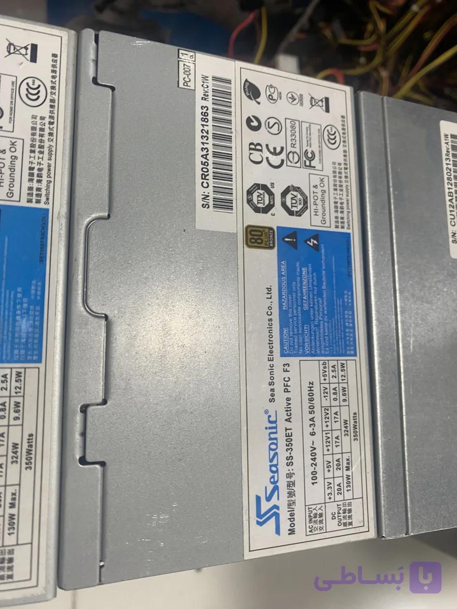پاور استوک 350 وات سیوسونیک seasonic  SS-350et — تصویر 1