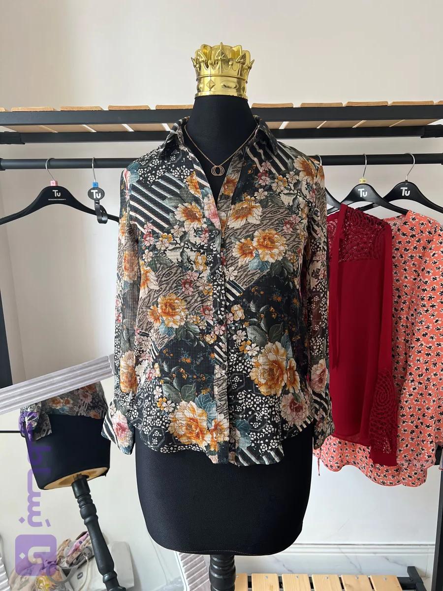 شومیز زنانه مجلسی برند Zara با طراحی زیبا