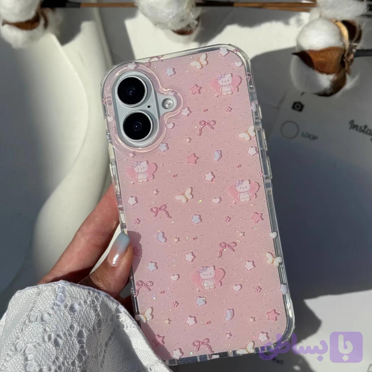 قاب گوشی IMD kitty Glitter آیفون