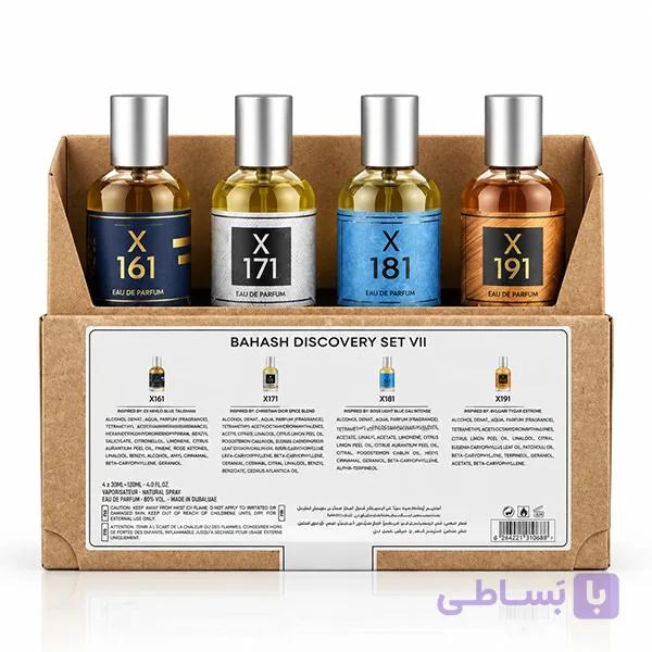 پک 4 عددی عطر دیسکاوری باهاش Bahash Discovery Set VII Edp 4*30Ml — تصویر 1