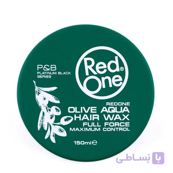 واکس مو سبز ردوان Red One Olive Aqua Hair Wax 150Ml — تصویر 1