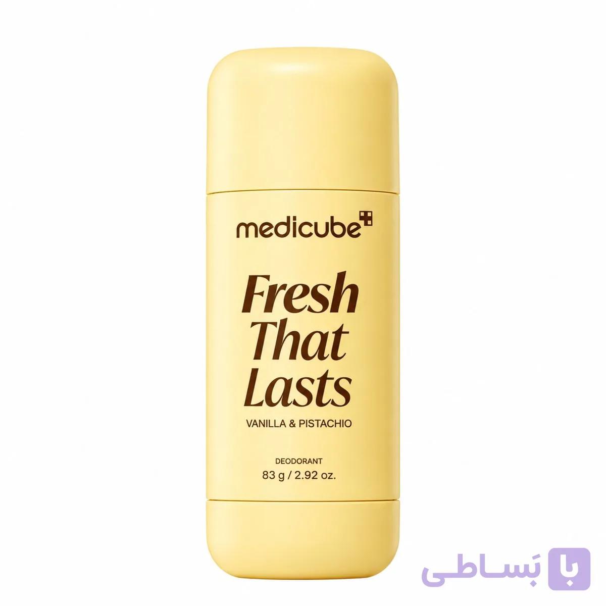 مام رول بدون آلومینیوم روشن کننده مدی کیوب Medicube Fresh That Lasts Deodorant Vanilla& Pistachio 83g — تصویر 1
