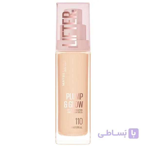 کرم پودر ليفتر ميبلين Maybelline Lifter Plump Glow Foundation — تصویر 1