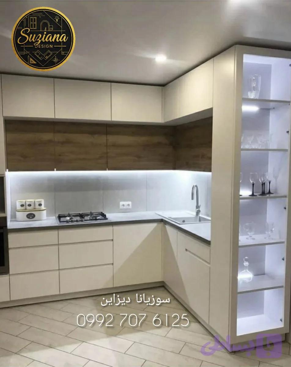 کابینت آشپزخوته MDF پاک‌چوب متری ۳۵میلیون