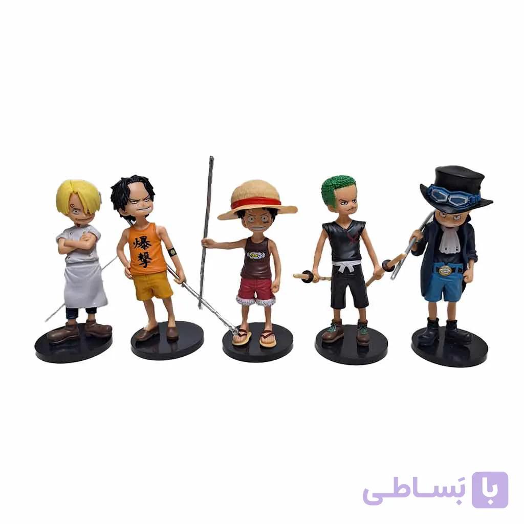اکشن فیگور وان پیس 5 عددی | One Piece 5 Character Set — تصویر 1