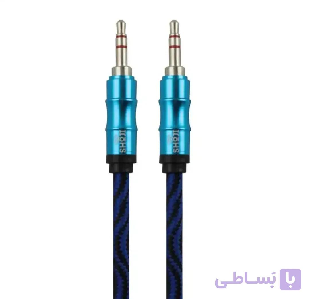 کابل AUX شوجی مدل SH-1031 طول 1 متر - بافته شده با کیفیت