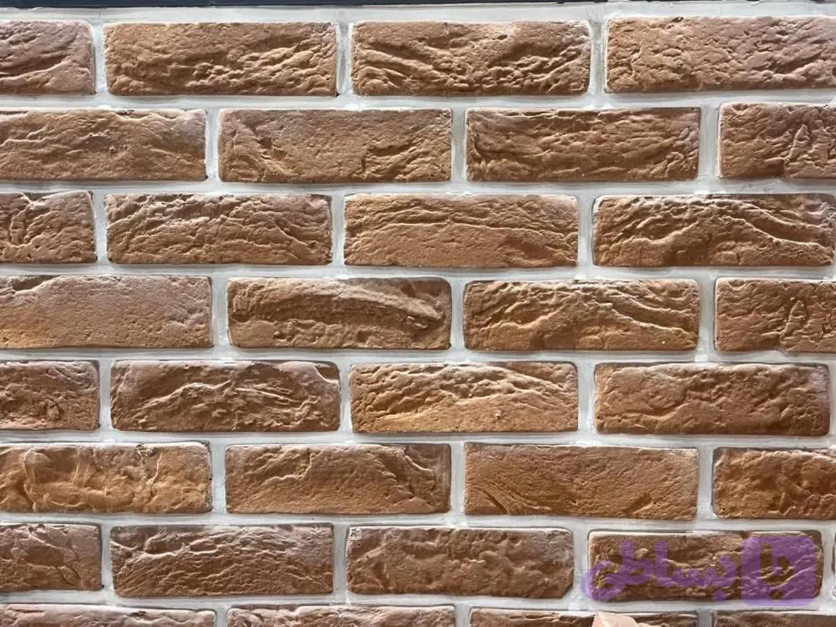 آجر نما دکوراتیو قهوه‌ای (هلندی / آنتیک) آتریسا کد 40 | حس گرم و طبیعی