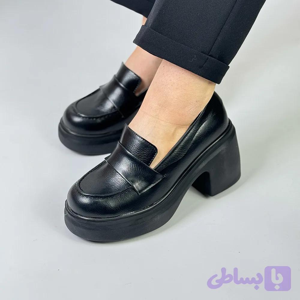 لوفر زنانه مدل صدف ساده لژ ۸ سانتی — تصویر 1