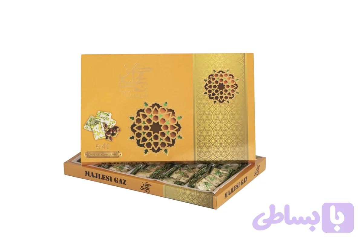 گز لقمه ای 40% پسته انگبینی 250گرم — تصویر 1