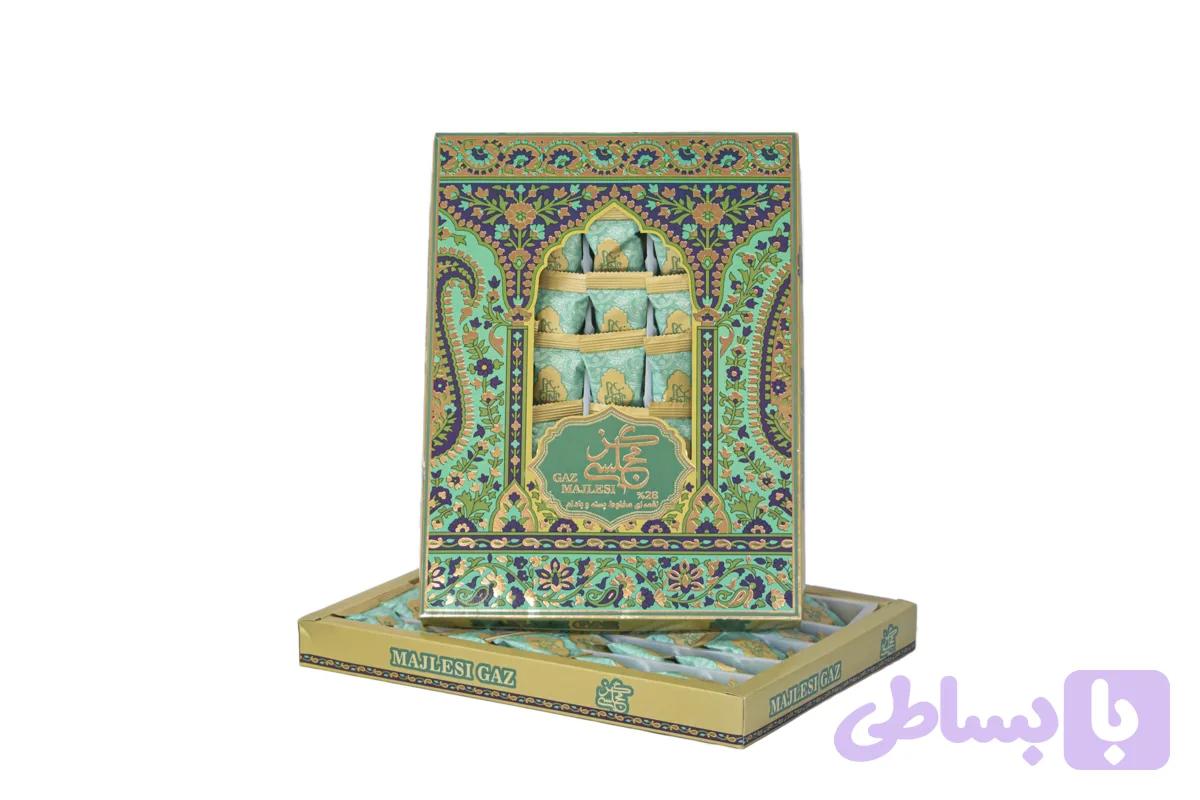 گز لقمه ای 28%پسته و بادام 300گرم — تصویر 1