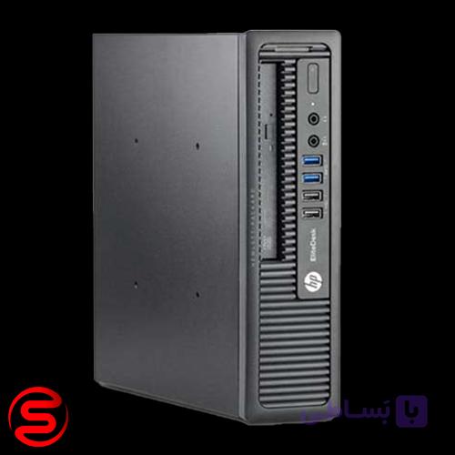 مینی کیس  HP Elitedesk 800 G1 USDT | CPU: i5 gen4 | RAM: 4 GB | HARD: 500 GB hdd  – استوک — تصویر 1