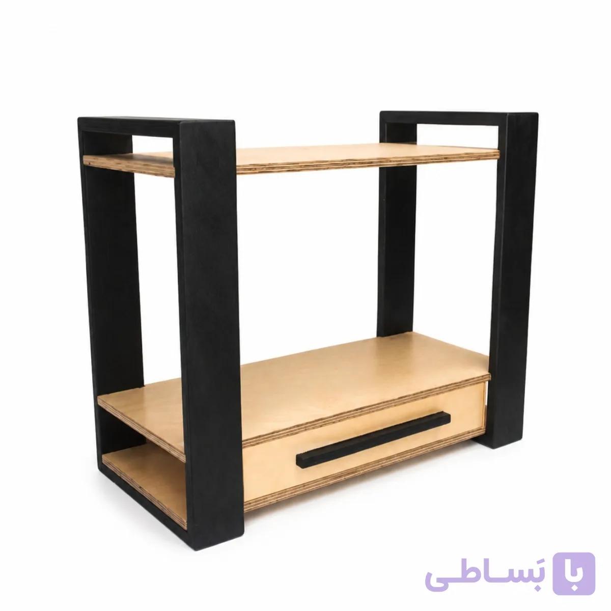 استند رومیزی چوبی مدل مینیمال کشودار کد BM4035