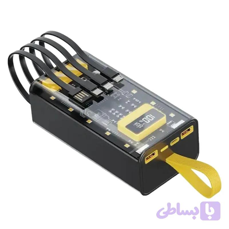 پاور بانک گرین لاین مدل Transparent ظرفیت ۳۰۰۰۰میلی آمپر ساعت