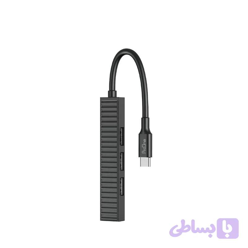 هاب 4 پورت USB-C پرووان مدل PHU553