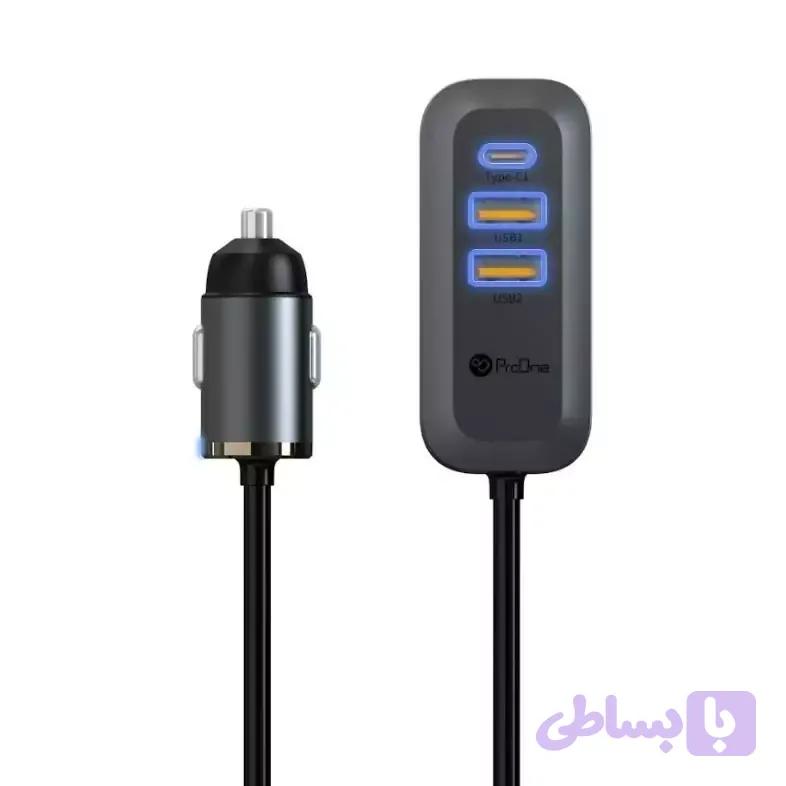 شارژر فندکی 100وات پرووان مدل PCG23