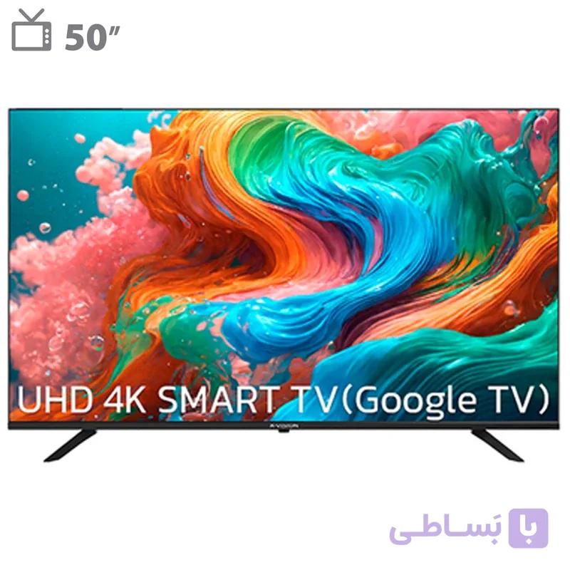 تلویزیون هوشمند ایکس ویژن مدل XYU700 سایز ۵۰ اینچ Ultra HD 4K — تصویر 1