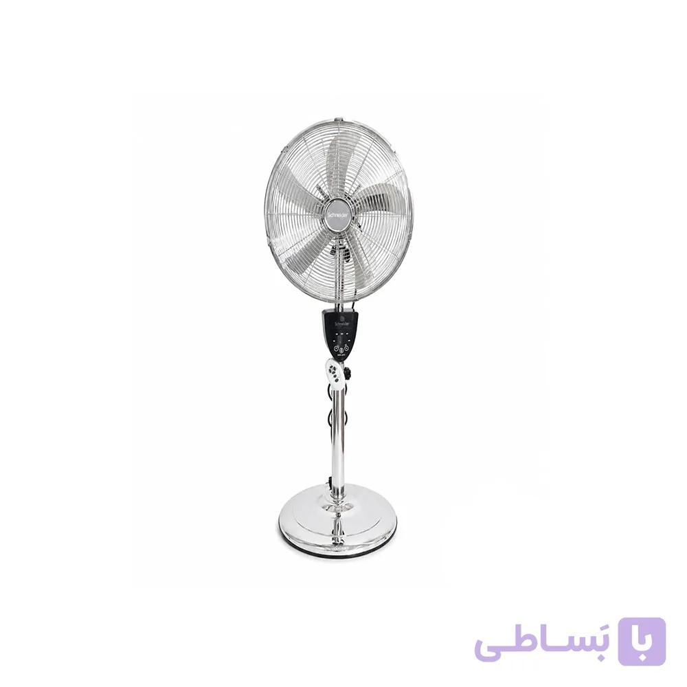 پنکه دو منظوره اشنایدر ایستاده و رومیزی مدل Es6000 مشکی — تصویر 1