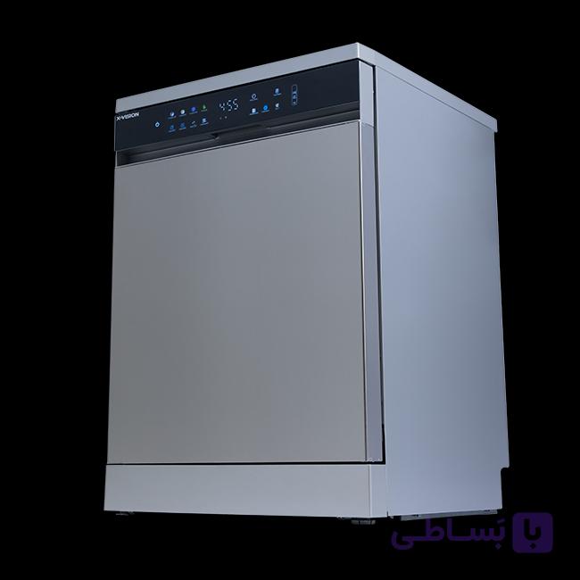 ماشین ظرفشویی ایکس ویژن مدل S151S نقره ای- ۲۴ ماه گارانتی مادیران — تصویر 1