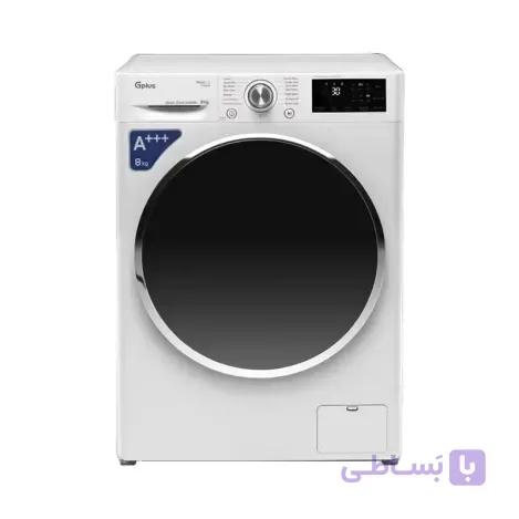 ماشین لباسشویی جی پلاس مدل GWM-R808.N ظرفیت 8 کیلوگرم موتور اینورتر — تصویر 1