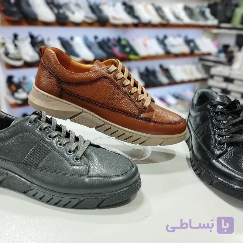 کفش تمام چرم راحتی مردانه AKAY